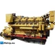 Caterpillar D399 PC — Manufacturer: Caterpillar, Model: D399 PC, Arrangement number:  3N1198, Serial number: 91B836   , HP: 1072, kW: 800, RPM: 1100, Running Hours: 193700 total- 13887 since major overhaul, Cylinder bore: 159 mm, Piston Stroke: 203 mm, Number of cylinders: 16, Cylinder configuration: V-engine, Rotation direction: CW - Clockwise seen from aft, Fuel Type: Diesel, Other: Completely rebuilt with new crankshaft in 2014. Cost of repair € 200.000,-
This engine is Clockwise rotation  (CW) viewed from flywheel end., Weight: 8203 kg - DRY weight without gearbox
