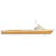 160' Fast Supply Vessel, built 2005, yard no. 44 – profile drawing