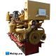 Caterpillar D399 PC — Manufacturer: Caterpillar, Model: D399 PC, Arrangement number: 3N1198, Serial number: 91B834 , HP: 1072, kW: 800, RPM: 1100, Running Hours: 193700, Cylinder bore: 159 mm, Piston Stroke: 203 mm, Number of cylinders: 16, Displacement: 64.4 Liter, Cylinder configuration: V-engine, Rotation direction: CCW - Counter clockwise seen from aft, Fuel Type: Diesel, Other: This engine is counterclockwise rotation (CCW)  viewed from flywheel side., Weight: Engine Dry weight 8203 kg without gear.