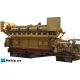 Caterpillar D399 PC — Manufacturer: Caterpillar, Model: D399 PC, Arrangement number: 3N1198, Serial number: 91B834 , HP: 1072, kW: 800, RPM: 1100, Running Hours: 193700, Cylinder bore: 159 mm, Piston Stroke: 203 mm, Number of cylinders: 16, Displacement: 64.4 Liter, Cylinder configuration: V-engine, Rotation direction: CCW - Counter clockwise seen from aft, Fuel Type: Diesel, Other: This engine is counterclockwise rotation (CCW)  viewed from flywheel side., Weight: Engine Dry weight 8203 kg without gear.