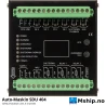 Auto-Maskin SDU 404 Safety Shutdown Unit — Manufacturer: Auto-Maskin, Model: SDU 404 (Marine Pro safety shutdown unit), Manufacturers part number: 1006418, Performance specification: 4-channel independent engine safety shutdown unit for smaller engines; overspeed with test mode, Class: IACS type approved: DNV (TAA00000Z6), LR (LR23405374TA), BV (20519/D0), ABS (PDA 24-2515035-1-PDA), KR (CPH17663-AC001), CCS (BG23PTB00001) – SDU 404; LR LR22131218SS-01, Other: Switch inputs with wire-break and short-circuit detection, tacho input (passive or active pickup), 2 x 4-20 mA, 1 x PT100 / PT1000, shutdown relay 0.7 A, other relays 0.7 A, configurable output 1.8 A, Weight: 0.4 kg, Volt: 18-32 VDC (24 VDC nominal), Working temperature max, celsius degrees: Operating +5 to +70 °C, storage -30 to +80 °C; IP30 (for cabinet mounting), Remarks: Gear and rpm interlocks on all channels, secondary shutdown override for oil mist, rpm channel with loop monitoring, LED fault / status indication; configured automatically from 200 / 400 Series DCU, DIMENSIONs: 101 x 105 x 52 mm (W x H x D)