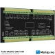 Auto-Maskin SDU 420 Safety Shutdown Unit — Manufacturer: Auto-Maskin, Model: SDU 420 (Marine Pro safety shutdown unit), Manufacturers part number: 1500158, Performance specification: 12-channel independent engine safety shutdown unit for larger engines; 3 analogue channels usable for shutdown; overspeed with test mode, Class: IACS type approved: DNV (TAA00000Z6), LR (LR23405374TA), BV (20519/D0), ABS (PDA 24-2515035-1-PDA), KR (CPH17663-AC001) – SDU 420; LR LR22131218SS-01, Other: Switch inputs with wire-break and short-circuit detection, tacho input (passive or active pickup), 2 x 4-20 mA, 1 x PT100 / PT1000, shutdown relay 0.7 A, other relays 0.7 A, configurable output 1.8 A, Volt: 18-32 VDC (24 VDC nominal), Working temperature max, celsius degrees: Operating +5 to +70 °C, storage -30 to +80 °C; IP30 (for cabinet mounting), Remarks: Gear and rpm interlocks on all channels, secondary shutdown override for oil mist, rpm channel with loop monitoring, LED fault / status indication; configured automatically from 200 / 400 Series DCU, DIMENSIONs: 183 x 105 x 48 mm (W x H x D)