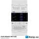 Auto-Maskin RIO 425 AC Generator Interface — Manufacturer: Auto-Maskin, Model: RIO 425 (Marine Pro AC generator interface), Manufacturers part number: 1500443, Performance specification: Measures phase / line voltage up to 520 VAC, phase-neutral up to 300 VAC, phase and line currents; shows Hz, power factor and kW on the DCU, Weight: 0.3 kg, Volt: Supply 100-240 VAC (current version), Working temperature max, celsius degrees: Operating -5 to +45 °C, Remarks: Two-wire link to 200 / 400 Series DCU, auto-detected; local LED display; IP40, DIMENSIONs: 52.5 x 118 x 70 mm (W x H x D)