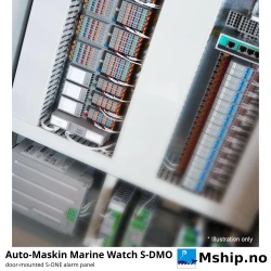 Auto-Maskin Marine Watch S-DMO Door-mounted S-ONE — Manufacturer: Auto-Maskin, Model: Marine Watch S-DMO, Manufacturers part number: 1500086, Performance specification: Option to mount one S-ONE alarm panel in the door of an S-C60 / S-C120 cabinet, Class: IACS type approved: DNV (TAA000033G) – Marine Watch S Series