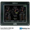 Auto-Maskin DMU 206 J1939 Reader (legacy) — Manufacturer: Auto-Maskin, Model: DMU 206 (discontinued), Manufacturers part number: 1006483, Performance specification: J1939 CAN bus engine data display, 5.7" colour touchscreen 320 x 240; front IP44, Weight: 400 g, Volt: 8-32 VDC (12 / 24 VDC systems), Working temperature max, celsius degrees: Operating +5 to +70 °C, Remarks: Interfaces: J1939 CAN (250 kbps) engine interface, Ethernet / Modbus TCP 10/100, DIMENSIONs: 161 x 132 x 37 mm (W x H x D)