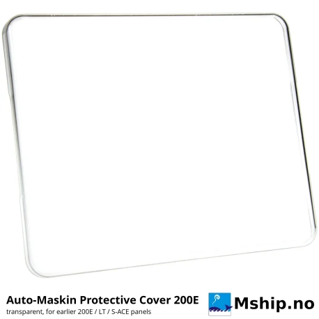 Auto-Maskin Protective Cover 200E Units Transparent — Manufacturer: Auto-Maskin, Model: Protective Cover 200E units Transparent, Manufacturers part number: 1101196, Performance specification: Transparent push-on protective cover (display visible) for earlier versions of 200E panels, S-ACE, LT-ONE and LT-ACE