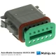Auto-Maskin Connector Kit DCU 200E Series — Manufacturer: Auto-Maskin, Model: Connector Kit DCU 200E Series, Manufacturers part number: 1006479, Performance specification: 4 Deutsch DT connectors, crimp sockets and sealing plugs for one 200E Series DCU