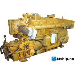 Caterpillar 3406 DT — Manufacturer: Caterpillar, Model: 3406 DT, Arrangement number: 7N2617, Serial number: 91U02361, Running Hours: 6028, Cylinder bore: 137 mm, Piston Stroke: 165 mm, Number of cylinders: 6, Cylinder configuration: In line, Rotation direction: CCW - Counter clockwise seen from aft, Fuel Type: Diesel, Other: Fitted with front PTO 4N-7198   3N-7841 (sold separately), Remarks: Displacement 14.6 liter
