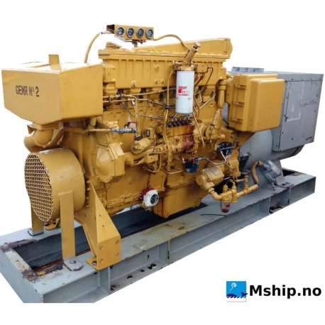 Caterpillar 3406 PC-TA   gereratorset — Manufacturer: Caterpillar, Model: 3406 PC-TA  generator set, Arrangement number: 6N0460, Serial number: 90V07173, Performance specification: 170587, HP: 305, kW: 227, RPM: 1800, Running Hours: 3347, Fuel Type: Diesel, Volt: 440, HZ: 60