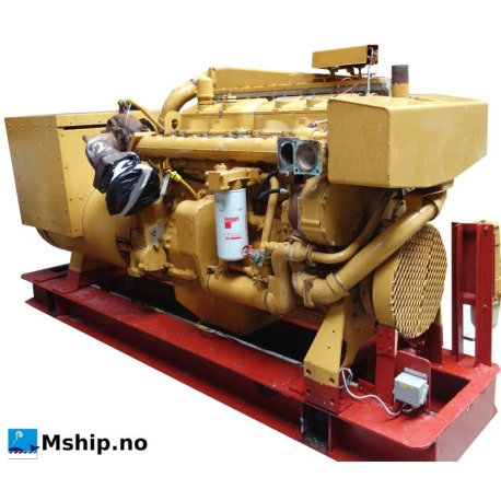 Caterpillar 3406A DITA generator set — Manufacturer: Caterpillar, Model: 3406 A DITA, Arrangement number: OR0697, Serial number: 9HB 02995, Performance specification: OT5117, HP: 325, kW: 242, RPM: 1800, Generator end type: Caterpillar SR-4 210 kW prime power Generator serial  48BH 307/4, HZ: 60, kVA: 263