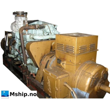 Mitsubishi  6D24-TCE2  fitted with two generators, Indar RLC280-N  (380 volt) b)  Indar N280-LB  (220 volt) — Manufacturer: Mitsubishi, Model: 6D24-TCE2, kW: 220, RPM: 1500, Generator end type: Indar RLC280-N (380 volt) b) Indar N280-LB (220 volt), Volt: 220/380, HZ: 50, kVA: 125