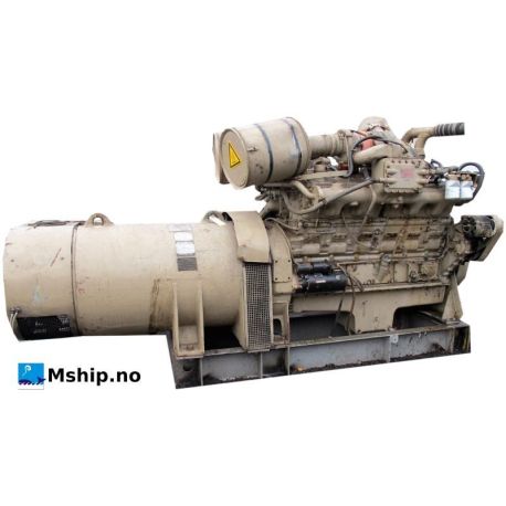 Cummins VT12-800-GC generator set with  413 kWA generator