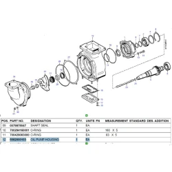 MTU-5582000103-Pump-housing — Manufacturer: MTU, Manufacturers part number: 5582000103999, Other: For MTU 396 series