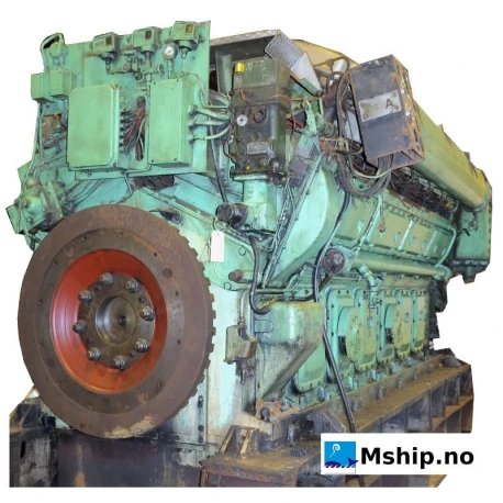 Bergen diesel KVMB 12 — Manufacturer: Bergen Diesel, Model: KVMB 12, Serial number: 7505, Year: 1981, HP: 2640, kW: 1969, Other: Exhaust manifold is not included.