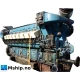 Nohab F216V-D825 — Manufacturer: Nohab Polar, Model: F216V-D825, Serial number: 2669, Year: 1975, HP: 3520, kW: 2626, RPM: 820, Running Hours: 33105 since last major overhaul. 84524 running hours total, Cylinder bore: 250 mm, Piston Stroke: 300 mm, Number of cylinders: 16, Displacement: 235,62 Liter, Cylinder configuration: 45 degree V-engine, Rotation direction: CCW - Counter clockwise seen from aft, Class: DNV, Weight: 17900 kg including flywheel