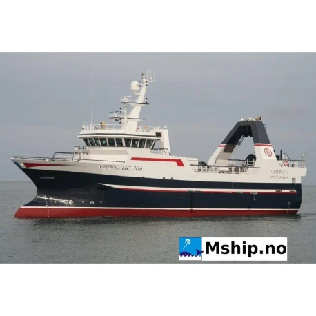 39,95 meter  Stern trawler  - Freezer / wet fish. - Year 2009. — Manufacturer: Karstensens Skibsværft A/S, Model: 39,95 m Stern TRAWLER - Freeze/wet Fish, Year: 2009, HP: 966, kW: 721, RPM: 750, Fuel Type: Diesel, Class: Built according to DNV requirements - Danish Maritime administration, Other: Passed Special survey 25 July 2017.