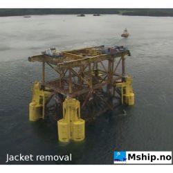 Plattform Jacket  decomissioning equipment - Heavy Lift salvage bouys system