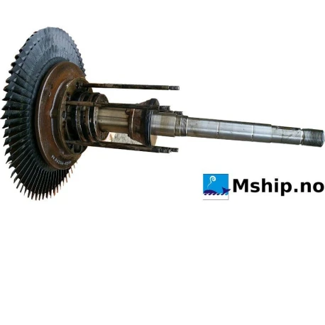 turbine rotor incl shaft MAN NA 57/T  (from MAN 9L 58/64 – 1110079) — Manufacturer: MAN B&W Turbo, Model: NA 57/T, Performance specification: IMO 1413, Class: Germanischer Lloyd