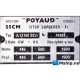 SACM Poyaud  A 12150 SCrl  V12  generator set 550 kVA — Manufacturer: SACM  POYAUD Diesel, Model: A 12150 SCrl V12, Serial number: 14988, HP: 660, kW: 485, RPM: 1500, Fuel Type: Diesel, Class: BV, Generator end type: Jeumont-Schneider    Type APM 64 C4    No. 110967 TROPIK, Amps: 380 / 836, HZ: 50, kVA: 550