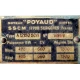 SACM Poyaud  A 12150 SCrl  V12  generator set 550 kVA — Manufacturer: SACM  POYAUD Diesel, Model: A 12150 SCrl V12, Serial number: 14988, HP: 660, kW: 485, RPM: 1500, Fuel Type: Diesel, Class: BV, Generator end type: Jeumont-Schneider    Type APM 64 C4    No. 110967 TROPIK, Amps: 380 / 836, HZ: 50, kVA: 550