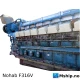 Nohab F316V — Manufacturer: Nohab, Model: F316V, Serial number: 3240, HP: 4023 @ 825 / 4500 @ 900 rpm, kW: 3000 @ 825 rpm / 3310 @ 900 rpm, RPM: 825, Running Hours: 25400 since last major overhaul. 110566 running hours total., Cylinder bore: 250 mm, Piston Stroke: 300 mm, Number of cylinders: 16, Cylinder configuration: 45 degree V engine, Rotation direction: CW - Clockwise seen from aft, Class: DNV, Weight: Dry weight 21,7 Ton, including flywheel-