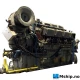 Nohab Polar  F 28V-D825 — Manufacturer: Nohab Polar, Model: F 28V-D825, Serial number: 2786, Year: 1976, HP: 1760, kW: 1313, RPM: 825, Cylinder bore: 250 mm, Piston Stroke: 300 mm, Number of cylinders: 8, Displacement: 117,81 Liter, Cylinder configuration: V-engine, Rotation direction: Clockwise seen from flywheel end. CW, Class: DNV, Other: Lube oil pump and seawater pump not included