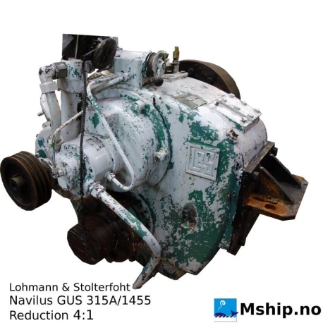 Lohmann & Stolterfoht Navilus GUS 315A/1455 — Manufacturer: Lohmann & Stolterfoht, Model: Navilus GUS 315A/1455, Serial number: 3/210349, Year: 1971, HP: 425, RPM: 1225