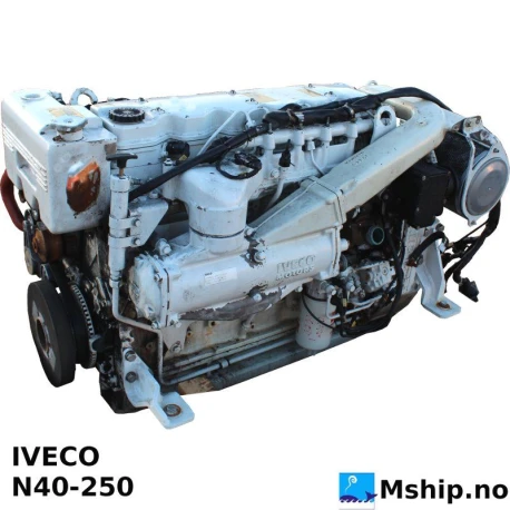 IVECO N40-250 — Manufacturer: IVECO, Model: N40-250  Commercial, HP: Rating type B: 200 HP - Rating type C: 170 HP
, kW: Rating type B: 147 kW - Rating type C: 125 kW
, RPM: 2800, Fuel Type: Diesel, Volt: 24