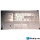 MAN B&W ALPHA  12V23/30-D — Manufacturer: MAN B&W Alpha, Model: 12V23/30-D, Serial number: 15505, Year: 1987, HP: 2400, kW: 1760, RPM: 825, Cylinder bore: 225 mm, Piston Stroke: 300 mm, Number of cylinders: 12, Cylinder configuration: V-engine, Class: DNV