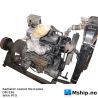Mercedes OM 636 — Manufacturer: Mercedes, Model: OM 636 VI-E, Manufacturers part number: 936.917, Serial number: 636.917510, HP: 42, kW: 31, RPM: 3300, Cylinder bore: 75 mm, Piston Stroke: 100 mm, Number of cylinders: 4, Displacement: 1,767 Liter, Cylinder configuration: In line, Rotation direction: CCW - Counter clockwise seen from aft, Fuel Type: Diesel, Injection pump type: BOSCH PES4A50, Other: Fitter with V-belt Power take off - PTO
