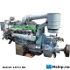 Detroit 12V71 NA — Manufacturer: Detroit, Model: 12V71NA, Serial number:  71227001, Performance specification:  039202, HP: 350, kW: 261, RPM: 1800, Cylinder bore: 108 mm, Piston Stroke: 127 mm, Number of cylinders: 12, Displacement: 13,97 liter, Cylinder configuration: V-engine, Fuel Type: Diesel, Turbo model: N/A, Weight: Net weight 1905 kg