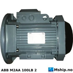 Electric motor ABB      M2AA 100LB 2 — Manufacturer: ABB, Model:  M2AA 100LB 2, Manufacturers part number: 3GAA101212-ADE, HP: 4, kW: 3, RPM: 2920@50 Hz - 3530@ 60 Hz, Rotation direction: CW + CCW, Other: EAN: 3GAA101212-ADE