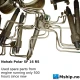 Nohab SF16RS — Manufacturer: Nohab Polar, Model: SF16RS, Serial number: 1808, Year: 1963, HP: 675, kW: 496, RPM: 750, Running Hours: 500, Cylinder bore: 250.825 mm (9- 7/8"), Piston Stroke: 250.825 mm (9- 7/8"), Number of cylinders: 6, Displacement: 88,482 Liter, Cylinder configuration: In line, Fuel Type: Diesel, Class: Lloyd’s Register, Other: Dismantled for spare parts - all major parts can be supplied, Weight: 6600 kg - without flywheel