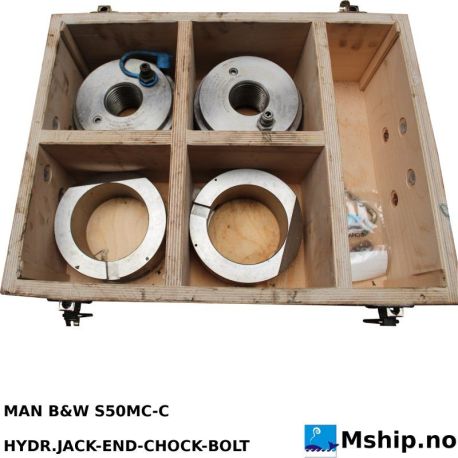 MAN B&W S50MC 3216995-9  Hydraulic jack-end chock bolt — Manufacturer: MAN Diesel & Turbo genuine product, Model:  S50MC, Manufacturers part number: 3216995-9, Class: Germanischer Lloyd, Other: Part no 3126995 Plate item 9   - May also fith other models than S50MC-C