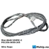 Man B&W S50MC-C P91356-0058-205 Wire Rope — Manufacturer: MAN Diesel & Turbo genuine product, Model: S50MC-C, Manufacturers part number: P91356-0058-205, Class: Germanischer Lloyd, Other: Part nr P91356 / Plate 0058 / item 305  - May also fit other models than S50MC-C