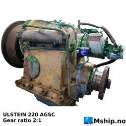 ULSTEIN 220 AGSC — Manufacturer: ULSTEIN PROPELLER, Model: 220 AGSC, Serial number: 425, Year: 1970, Gear type: Non Reversing Gearbox  CPP  - to be used with controllable pitch propeller, Gear ratio: 2:1