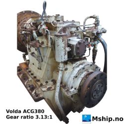 Volda ACG 380 with gear ratio 3.13:1  https://mship.no
