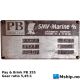 Pay & Brinck PB 355 with 5.45:1 gear ratio  https://mship.no