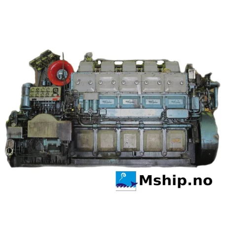 B&W Alpha  5T 23L KVO — Manufacturer: B&W Alpha, Model: 5T 23L KVO, Serial number: 14059, Year: 1982, HP: 775, kW: 570, RPM: 825, Number of cylinders: 5, Cylinder configuration: In line, Gear type: 25KV011, Gear ratio: 2,5:1