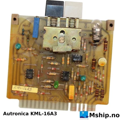 Autronica KML-16A3 — Manufacturer: Autronica, Model: KML-16A3, Other: Also manufactured as Kongsberg KML-16A3