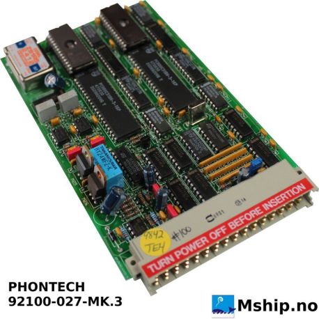 PHONTECH 92100-027-MK.3 — Manufacturer: Phontech, Model: 92100-027-MK.3, Other: Jotron 92100-027-MK.3