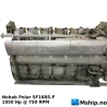 Nohab SF16RS-F — Manufacturer: Nohab Polar, Model: SF16RS-F, Serial number: 2272, HP: 1050, kW: 772, RPM: 750, Cylinder bore: 250.825 mm (9- 7/8"), Piston Stroke: 298.45 mm (11-3/4"), Number of cylinders: 6, Displacement: 88,482 Liter, Cylinder configuration: In line, Turbo model: VTR 200 M, Class: DNV, Other: Woodward governor Type PGA  Part No 8553-520EG, Weight: 6600 kg - without flywheel