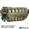 Nohab SF16RS-F — Manufacturer: Nohab Polar, Model: SF16RS-F, Serial number: 2273, HP: 1050, kW: 772, RPM: 750, Cylinder bore: 250.825 mm (9- 7/8"), Piston Stroke: 298.45 mm (11-3/4"), Number of cylinders: 6, Displacement: 88,482 Liter, Cylinder configuration: In line, Fuel Type: Diesel, Class: DNV, Other: Governor: Woodward Type PGA L/S Part No 8574-050, Weight: 6600 kg - without flywheel