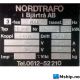 Nordtrafo TT 603  25 kVA isolation transformer   https://mship.no