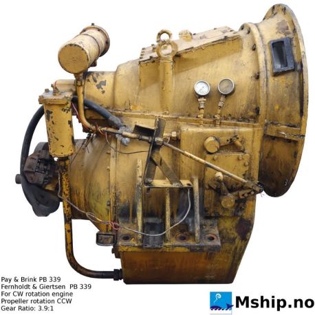Pay & Brinck PB 339gear with ratio 3.9:1     https://mship.no