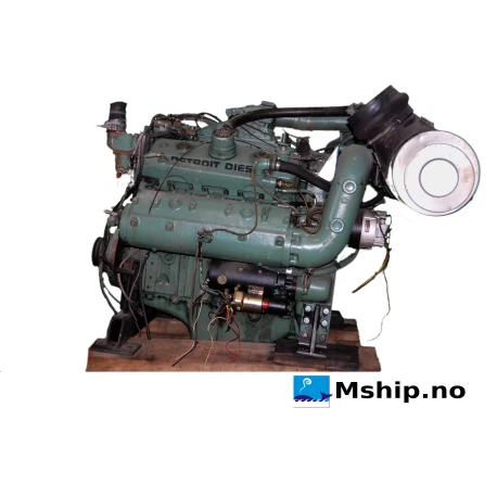 Detroit  	8V92TA RC Marine Propulsion w/Frt. PTO — Manufacturer: Detroit, Model: 	8V92TA RC Marine Propulsion w/Frt. PTO, Arrangement number: Detroit model number 8082-7403, HP: 365, kW: 272, RPM: 1800, Fuel Type: Diesel