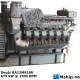 Deutz BA12M816R — Model: BA12M816R, Serial number: 6985166, Performance specification: Have been used to drive generator., Year: 1985, HP: 918, kW: 675, RPM: 150, Running Hours: 10615, Cylinder bore: 142 mm, Piston Stroke: 160 mm, Number of cylinders: 12, Cylinder configuration: 120°  V engine, Rotation direction: CCW - Counter clockwise seen from aft, Other: ISO NET brake fuel stop power: 700 kW @ 1500 rpm, Weight: 2820 kg., Remarks: Displacement: 30.408 Liter