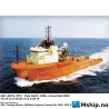 240' AHTS. DP2.  Year Built: 1986, converted 2002 — Manufacturer: NORTH AMERICAN SHIPBUILDING INC., Model: 240' AHTS, Year: 1986, converted 2002, Fuel Type: MDO, Class: ABS ✠A1, Towing Vessel, Offshore Support Vessel AH, AMS, DPS-2
, DIMENSIONs: 73.15 m X 15.85 m X 5.64 m, Design Draft Meter: 4.57 m, Draft (Maximum) Meter: 4.88 m, Loadline Displacement:: 3,830.68 MT, Clear Deck M²: 41.15 m x 13.41 m, Cargo Deck Area:: 551.82 m 2, Storage Reels:: Two (2) x 11,480’ (3,499.10 m) of
3” (7.62 cm) wire, Deck Cargo Capacity:: 843.32 MT, Deadweight Tonnage:: 1,551.50 MT, Fuel Oil:: 675.98 m 3, Tow Pins:: One (1) x 350 MT, Fresh Water M³ : 87.32 m 3, Chain Lockers:: Two (2) x 6,000’ (1,828.8 m) of
3.5” (8.89 cm) chain each, Stern Roller:: One (1) x 8’ x 6’, Ballast M³: 1,232.59 m 3, Dry Bulk:: 144.98 m 3 @ 5.5 bars, Liquid Mud:: 354.54 m 3, ACCOMMODATIONS:: 41, Main Engines:: Three (3) EMD 20-645 E7, 10,800 BHP, Bow Thrusters:: Two (2) 150TV-D Tunne, Stern Thruster:: One (1) 1,200 HP NASB/Ulstein 360° Jet Azimuthing, Total Propulsion HP:: 13,200 HP, Propulsion:: Three (3) CPP, Shaft Generators:: Three (3) x 2,400 HP/1,800 kW, Ship’s Service Generators:: Two (2) x 500 kW, Positioning:: DP 2, Tugger:: One (1) x 12-Ton Forward
Two (2) x 10-Ton Aft, Cranes:: Two (2) x 10 tons @ 30° radius, Shark Jaws:: One (1) x 350 MT, AHTS Winch:: Brattvaag BSL 350 W Double Drum
with chain mouse, 350 MT or 926,100 lb
line pull or 926 KIPS line pull per drum
Two (2) x 9,800’ (2,987.04 m) of
3” (7.62 cm) wire per drum @ 350 MT, LIFESAVING EQUIPMENT: Four (4) x 25-Man Life Rafts
One (1) x Narwhal SV-400 SOLAS FRC, Firefighting:: Two (2) Monitors @ 12,500 GPM