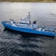 Navy Ships, coast guard ships - Boarder force ships — Year: 2004 and 1999, kW:  2 x 2500 kW , Number of cylinders: 12, Cylinder configuration: V-engine, Fuel Type: Diesel, Class: RINA, Other: Ice class, Gear type: Valmet V gear, IMO Numbers: 4544119 and 4544092, Length Overall LOA Meter: 49,7, Molded Breadth Meter: 7,3, Storage Reels:: For fiber towing line, Gross tonnage ITC (registred): 423 / 432, Fuel Oil:: 82.000 liter, Fresh Water M³ : 15, ACCOMMODATIONS:: 18, Main Engines:: Wartsila 12V200, Bow Thrusters:: 360 degree retractable  Azimuth, Stern Thruster:: Split rudders for stern thrust, Total Propulsion HP:: 6790, Propulsion:: 2 x 2400 mm Berg / Cateerpillar CPP propellers - ICE classed, Ship’s Service Generators:: 2 x 129 kVA, Positioning:: DP, Cranes:: 1 x 32 t/m fore deck + 1 x 10 t/m aft deck, LIFESAVING EQUIPMENT: According to SOLAS, Rudders / steering gear: 2 x Rolls Royce / Tenfjord invidual independent split rudders, Firefighting:: FiFi, Fire pump: Iron Pump 400 m3/hr, Monitors: Remote controlled monitor with foam capacity, Maximum speed: confidential, Economical speed: 10-16 knots, Range, Nautical miles: 5500, Bollard pull: 62 tons - towing hook fitted - Classed with towing notation, MOB boat / Work boat: 7,5 meter high speed FRC - MIL spec launched from integrated slipway in the stern