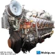 GMT BL.230.16 — Manufacturer: GMT  (Fiat), Model: BL.230.16M, Serial number: 104***   See photo, Year: 1981, HP: 3480, kW: 2560, RPM: 900, Cylinder bore: 230 mm, Piston Stroke: 270 mm, Number of cylinders: 16, Displacement: 179,49 Liter, Cylinder configuration: V-engine, Fuel Type: Diesel, Injection pump type: Grandi Motori Trieste GMT PB1B-220-L07, Other: Port Engine, Remarks: Actuator  Barber-Colman Model Dyna1 +16.  DYNC-25000-000-0-24 ( woodward DC18000-000-024 )